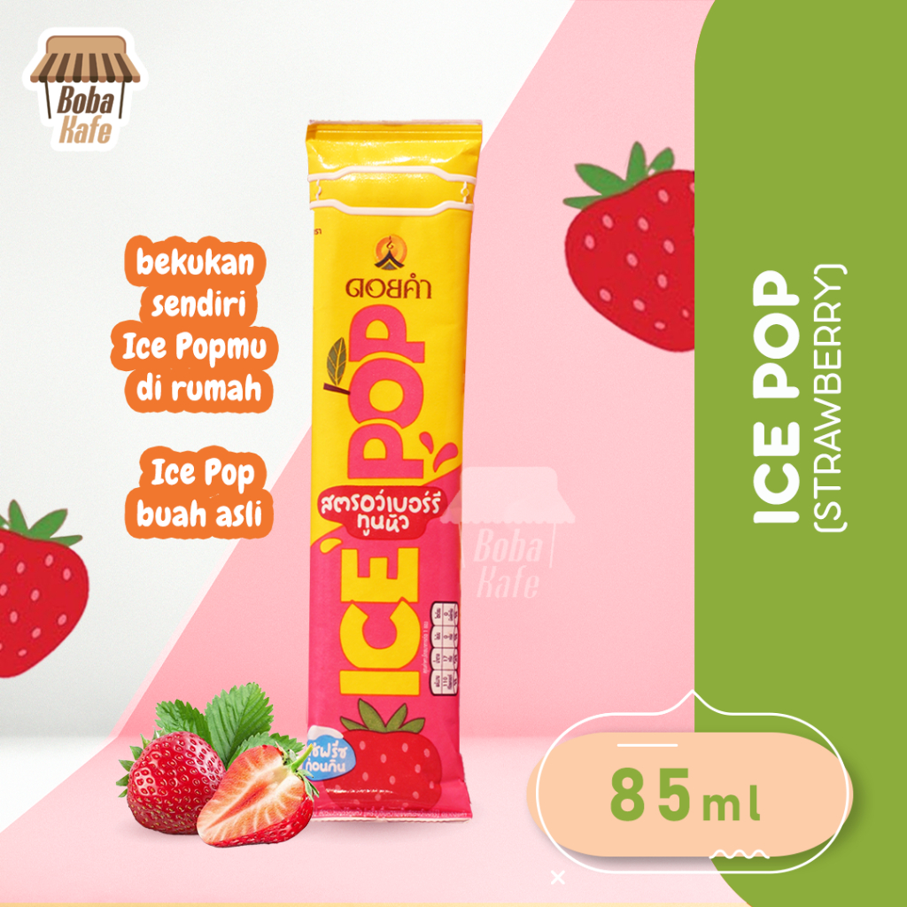 

Ice Pop Strawberry - 85ml x 6 sticks