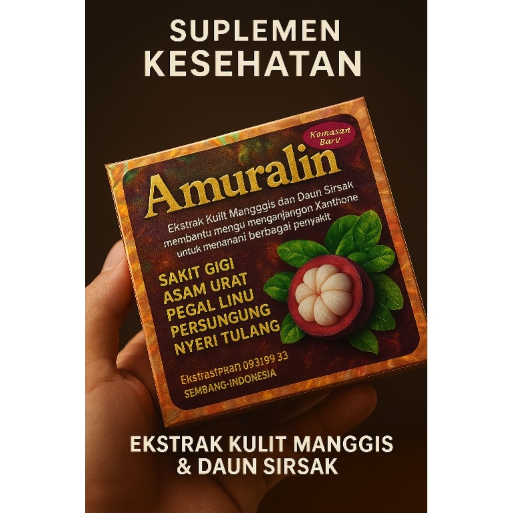 

Amralin - Suplemen Herbal Dari Kulit Manggis & Daun Sirsak Terbaik