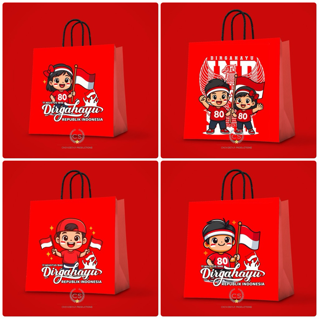 

Paperbag Custom 17 Agustus Hari Ulang Tahun Kemerdekaan