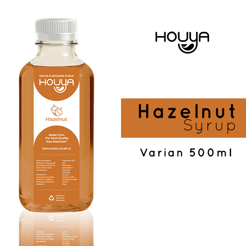 

Houya Hazelnut Syrup 500ml - Sirup Rasa Hazelnut