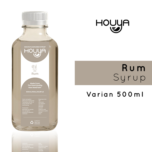 

Houya Rum Syrup 500ml - Sirup Rasa Rum