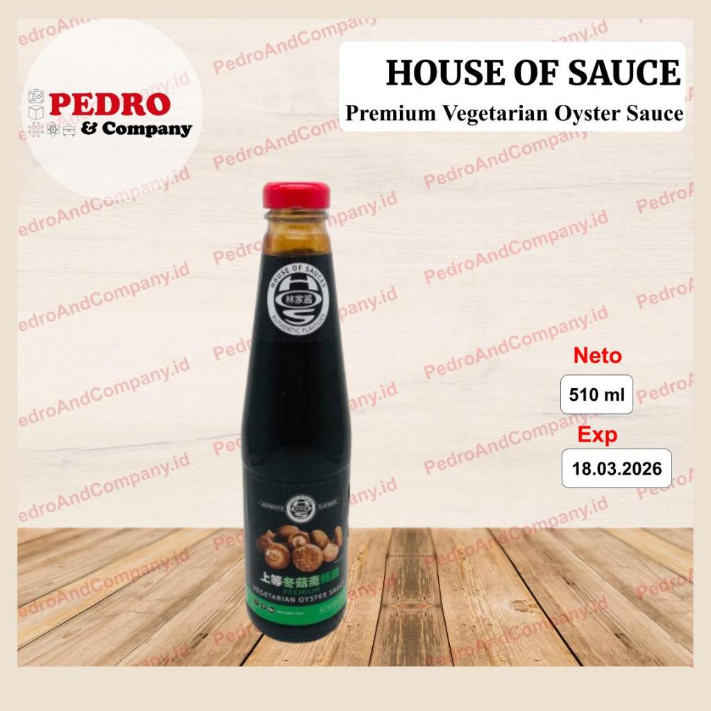 

House of sauces premium vegetarian oyster sauce no msg 510 gr - tiram