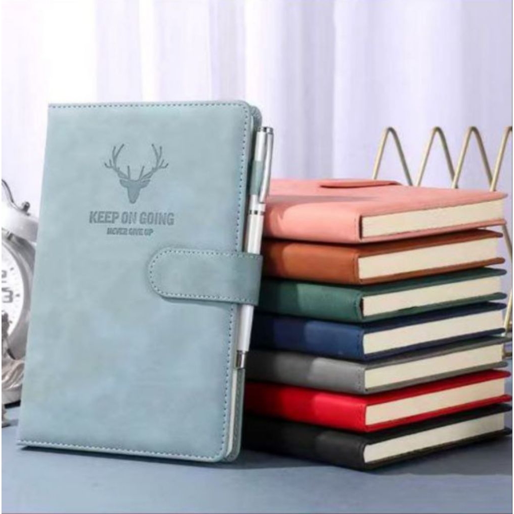 

「..」 Buku Catatan Tebal A5 360 & 200 Halaman Magnet | Buku Catatan Tebal Magnet | Buku Diary | Notebook | Buku Catatan 「! !」