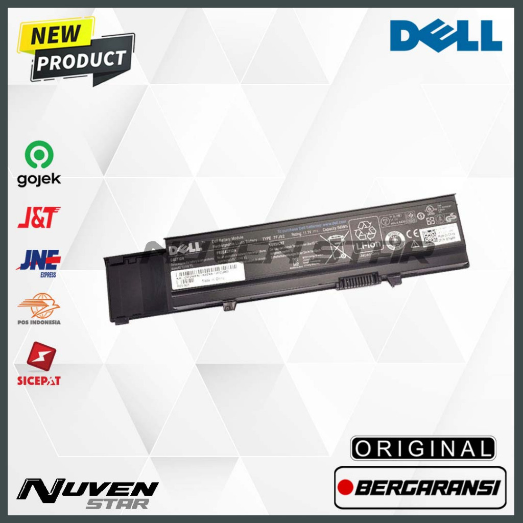 Original Baterai Laptop DELL Vostro 3400 3400n 3500 3500n 3700 3700n V3400 V3400n V3500 V3500n V3700