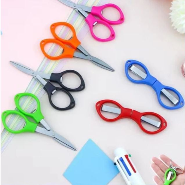 

( BISA COD) PROMO Gunting Lipat Multifungsi Kacamata Stainless Steel / Gunting Lipat Traveling