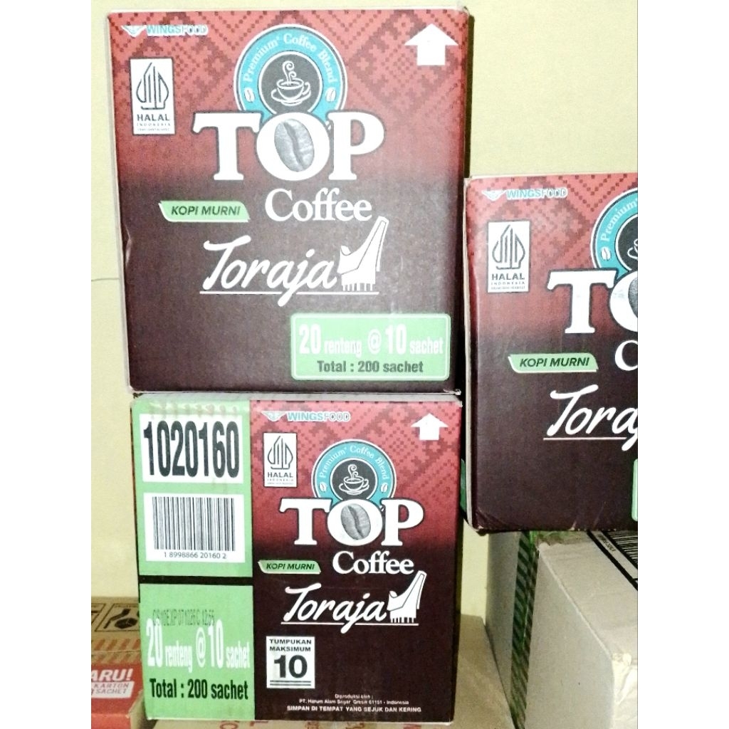 

Top Coffee Toraja Murni 7gr (Dus)
