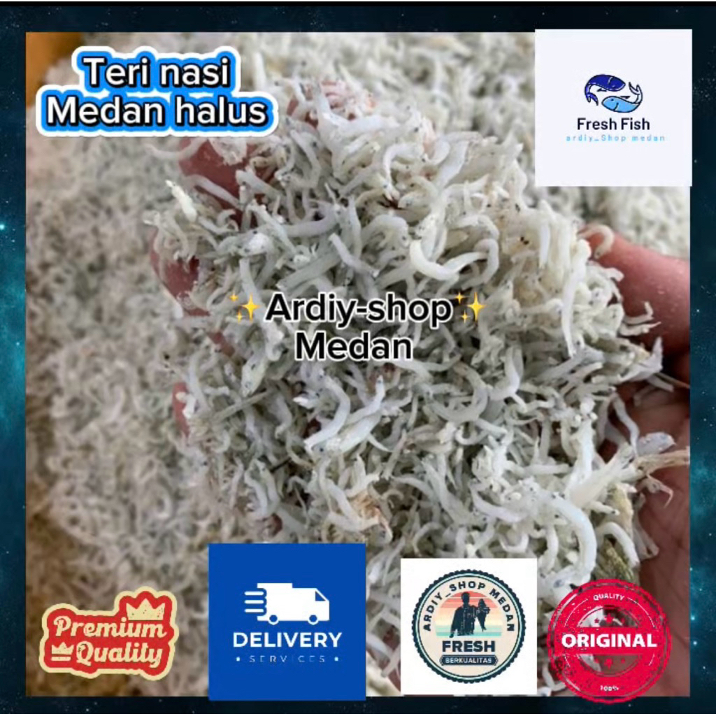 

teri nasi medan halus super enak khas Sumatra utara