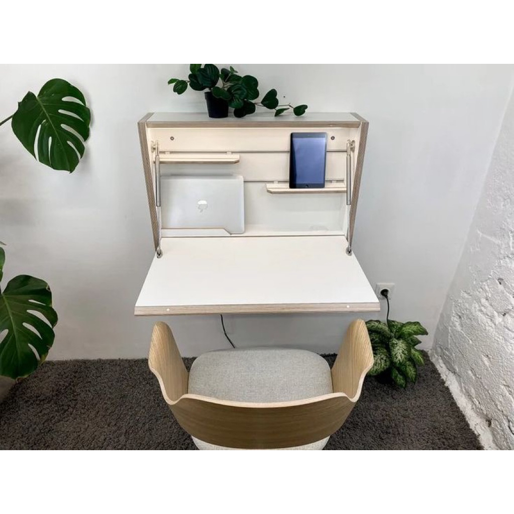 Meja kerja gantung/Meja laptop gantung/Meja belajar