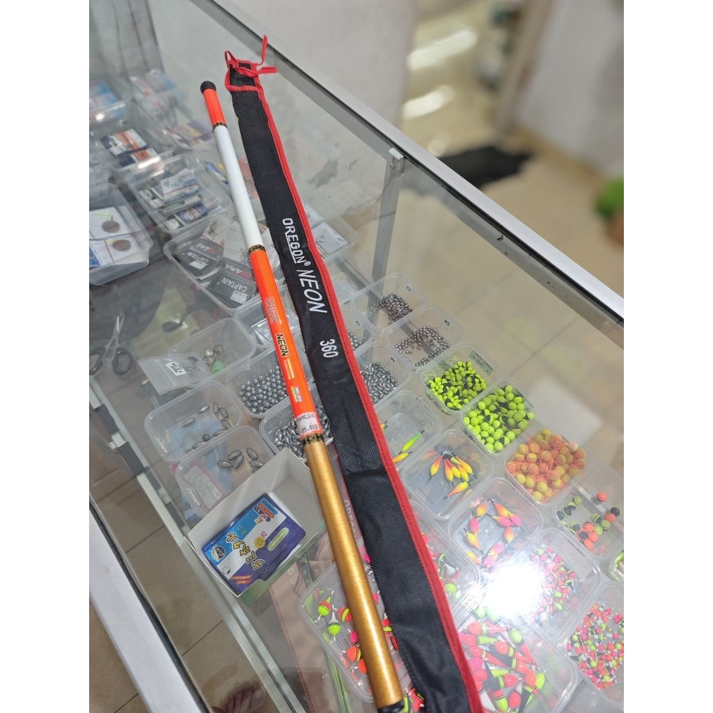 Joran tegek oregon Gupy dan Neon