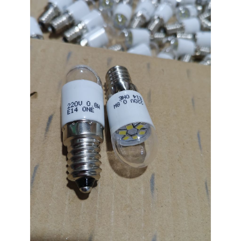 lampu kulkas LED E14 putih