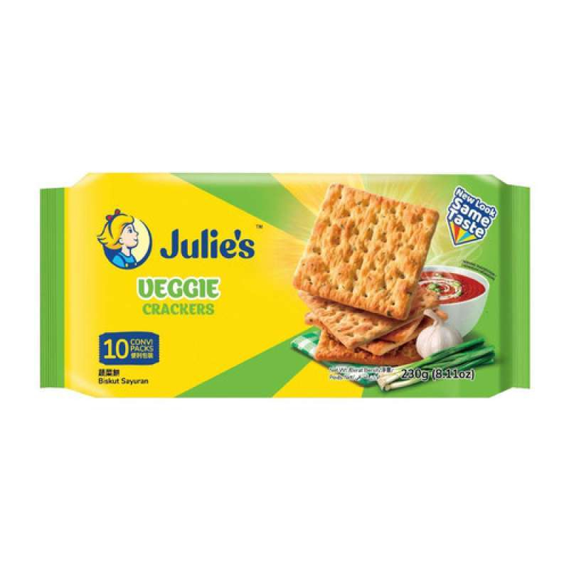 

[oddsolshop] pekanbaru/Julie's Veggie Crackers 230GR