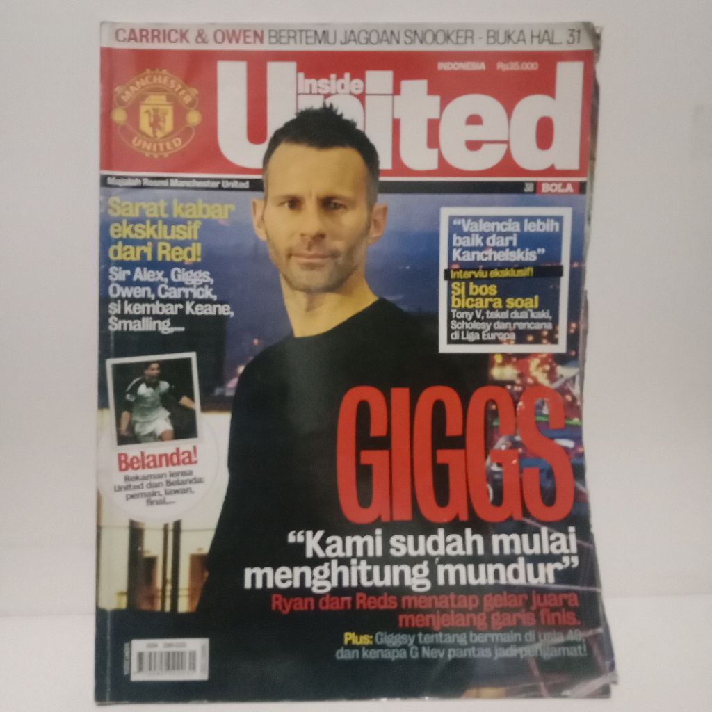 MAJALAH RESMI MANCHESTER UNITED MARET 2012