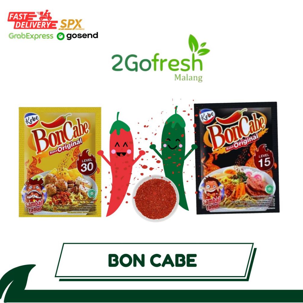 

Bon Cabe Instant Sachet | 2Gofresh | Sayuran | Ayam | Ikan | Daging | Dapur | instant | Fresh | Halal |