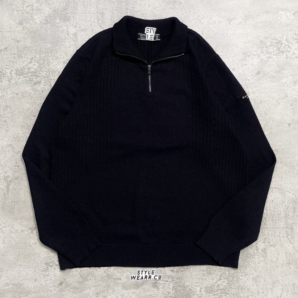 halfzip JMB wool navy - kn3566