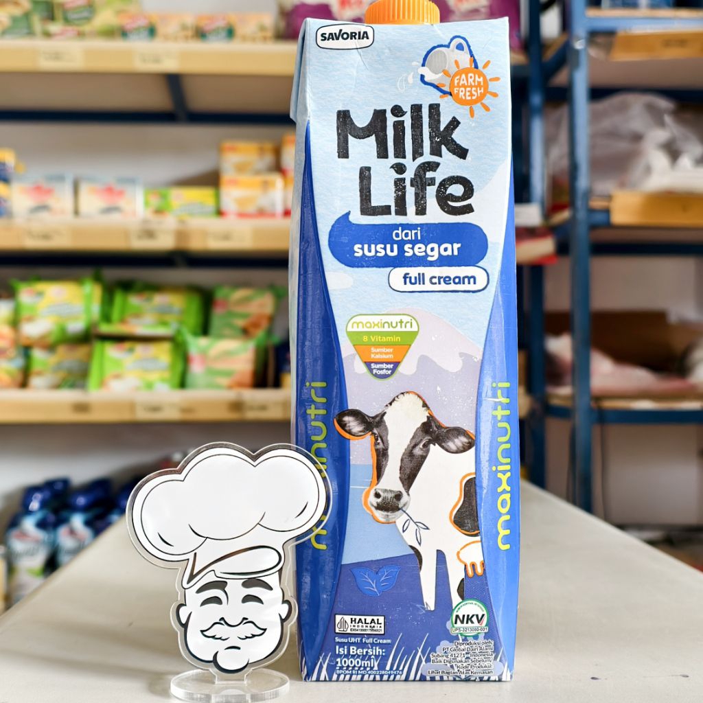 

Susu Milk Life Fullcream 1Liter / Susu UHT MilkLife 1Liter / Susu Plain Milk Life 1Liter