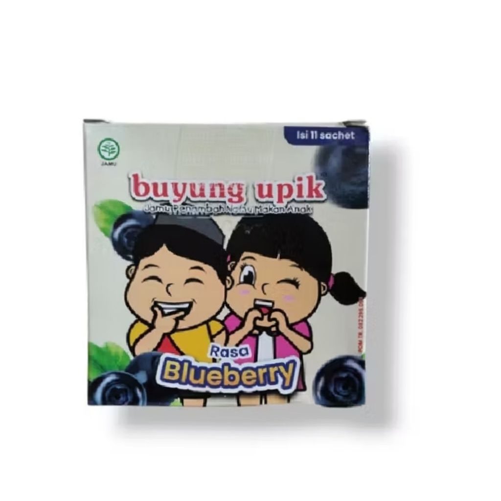 

JamuAnakBuyungUpikRasaBluberryKemasan1packisi11sachet