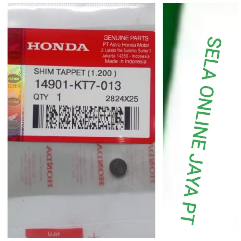 SIM klep CBR 150 Sonic 150 ukuran 170