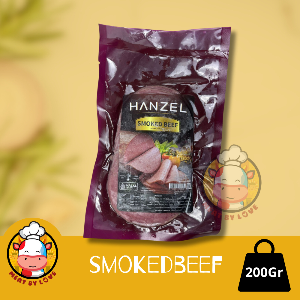 

Daging Sapi Asap Smoked Beef Hanzel 200 gr