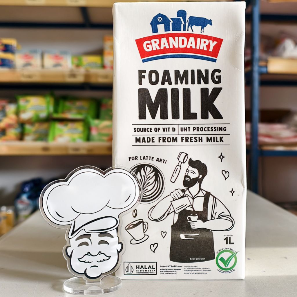 

Susu Grandairy Foaming Milk 1Liter / Susu UHT Granddairy 1Liter / Susu UHT Fullcream Grandairy 1Liter