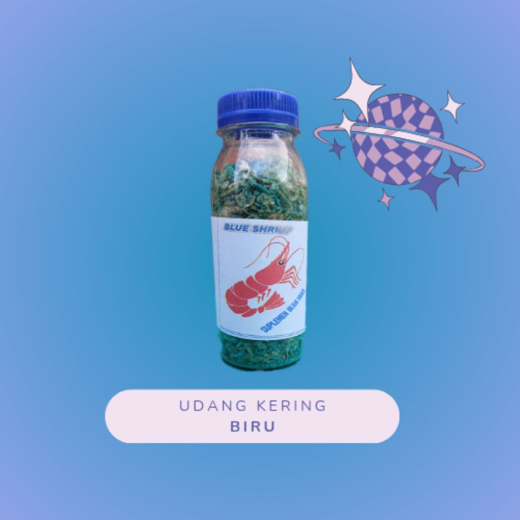 udang kering pakan channa dan ikan predator