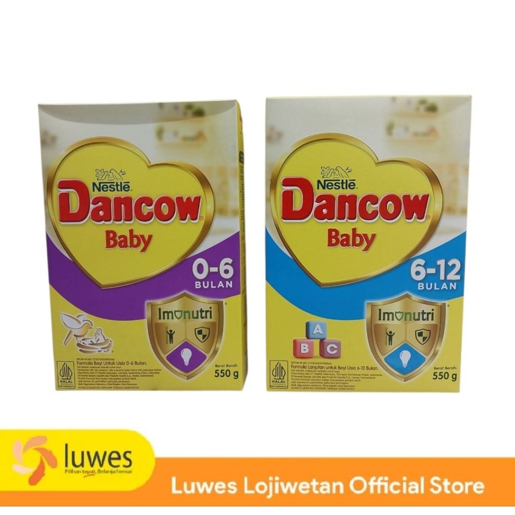 

Dancow Baby 0-6 bulan / 6-12 bulan kemasan 550gr