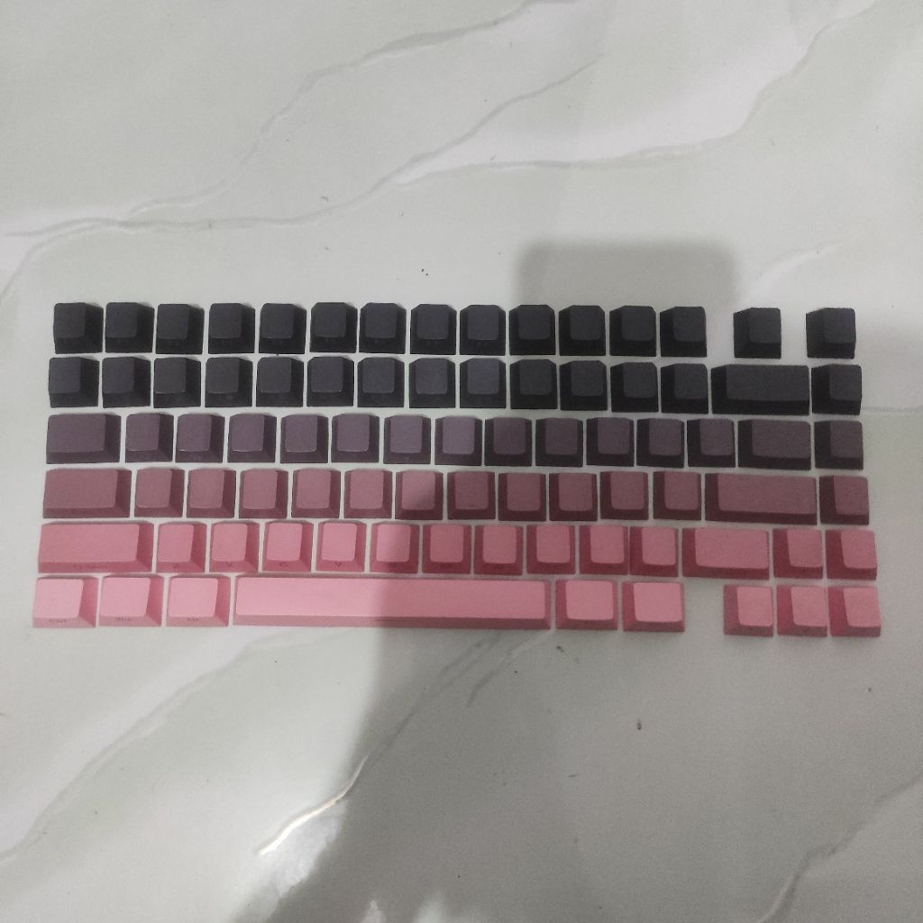 Keycaps Gradient Pink