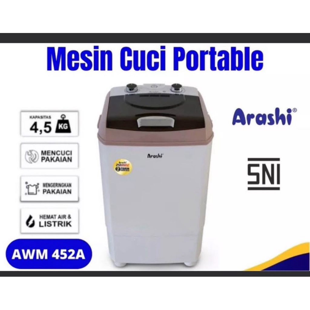 Arashi Mesin Cuci Portable