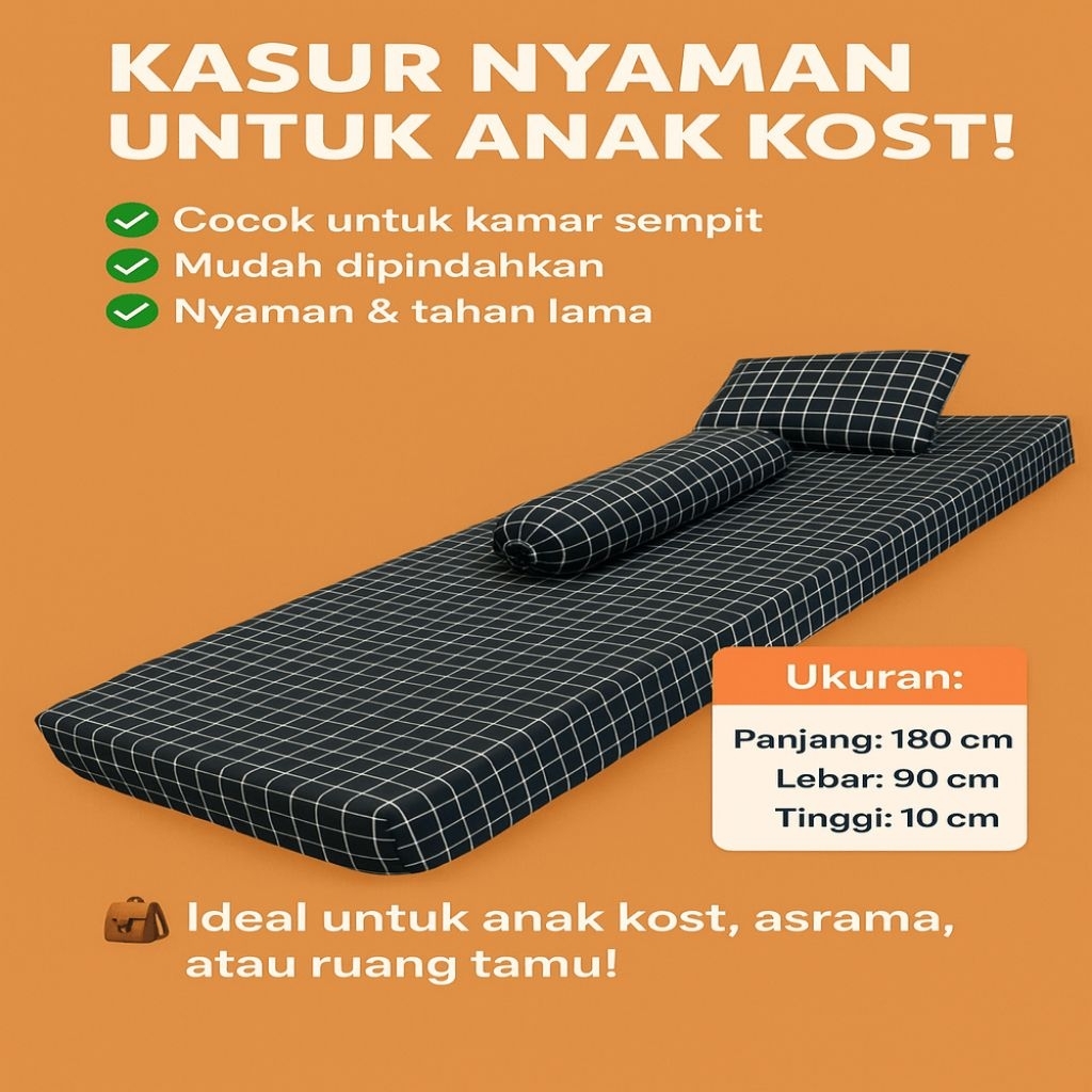 Kasur busa single cocok untuk anak kost