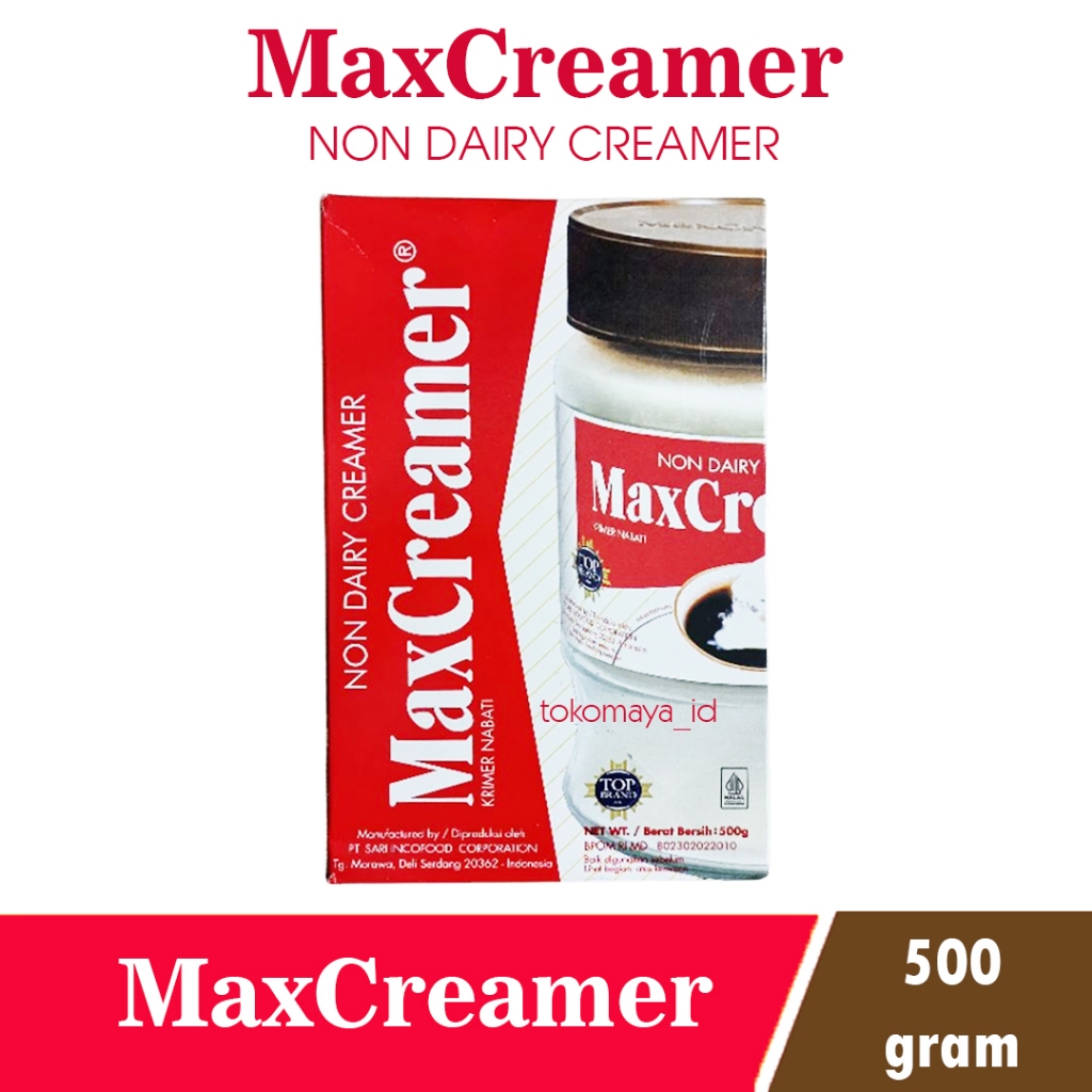 

MaxCreamer Non Dairy Creamer Refill 500 Gram - Krimer Nabati Non Susu