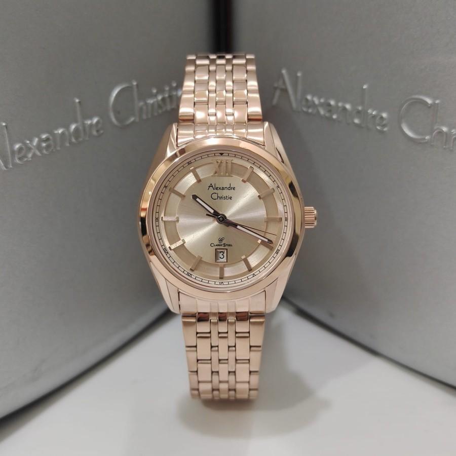 Jam Tangan Wanita Alexandre Christie AC 8690 AC8690 Series Original