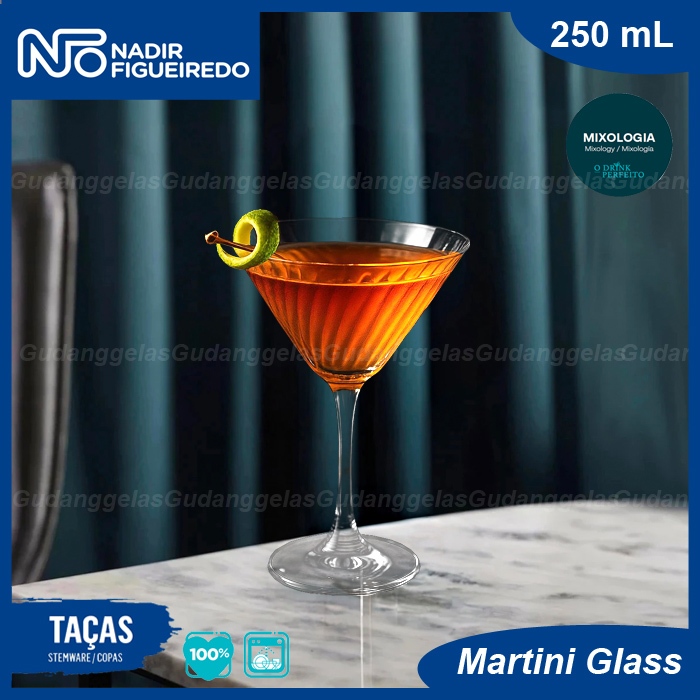 NADIR Gelas Kaki Martini/Gelas Cocktail/Gelas Bar/Gelas Kaca Martini/Gelas Kaki/Martini Glass/NADIR 