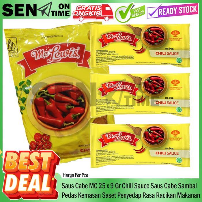 

[oddsolshop] pekanbaru/Mc Lewis Saus Cabe 25 PCS 9GR