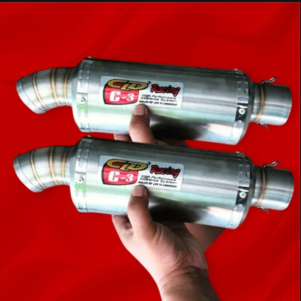 slencer knalpot racing cld c3 oval 20 cm knalpot racing cld c3 slencer knalpot racing cld oval