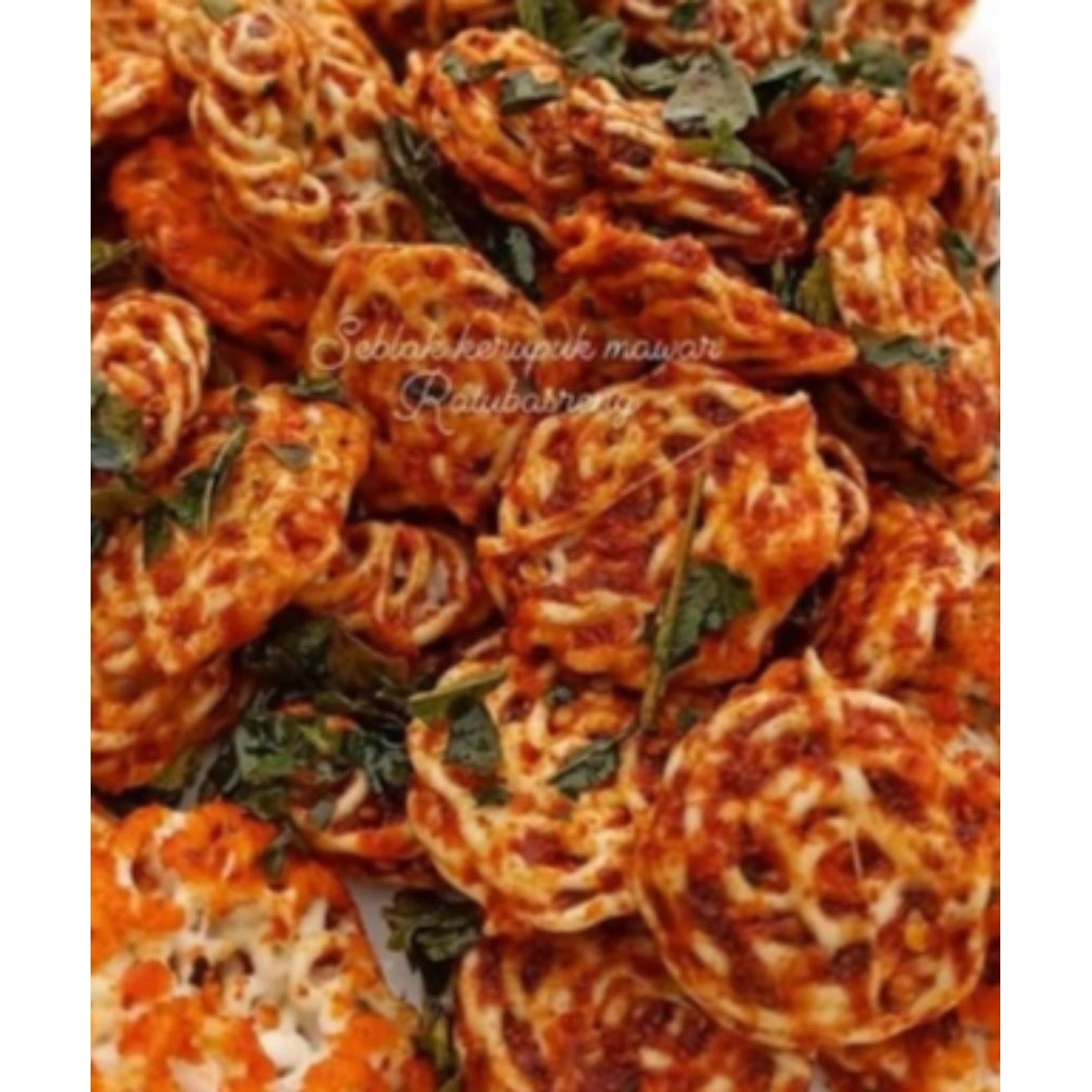 

SEBLAK KERUPUK RAFAEL PEDAS DAUN JERUK 100GR.BELI 10PCS GRATIS 100GR