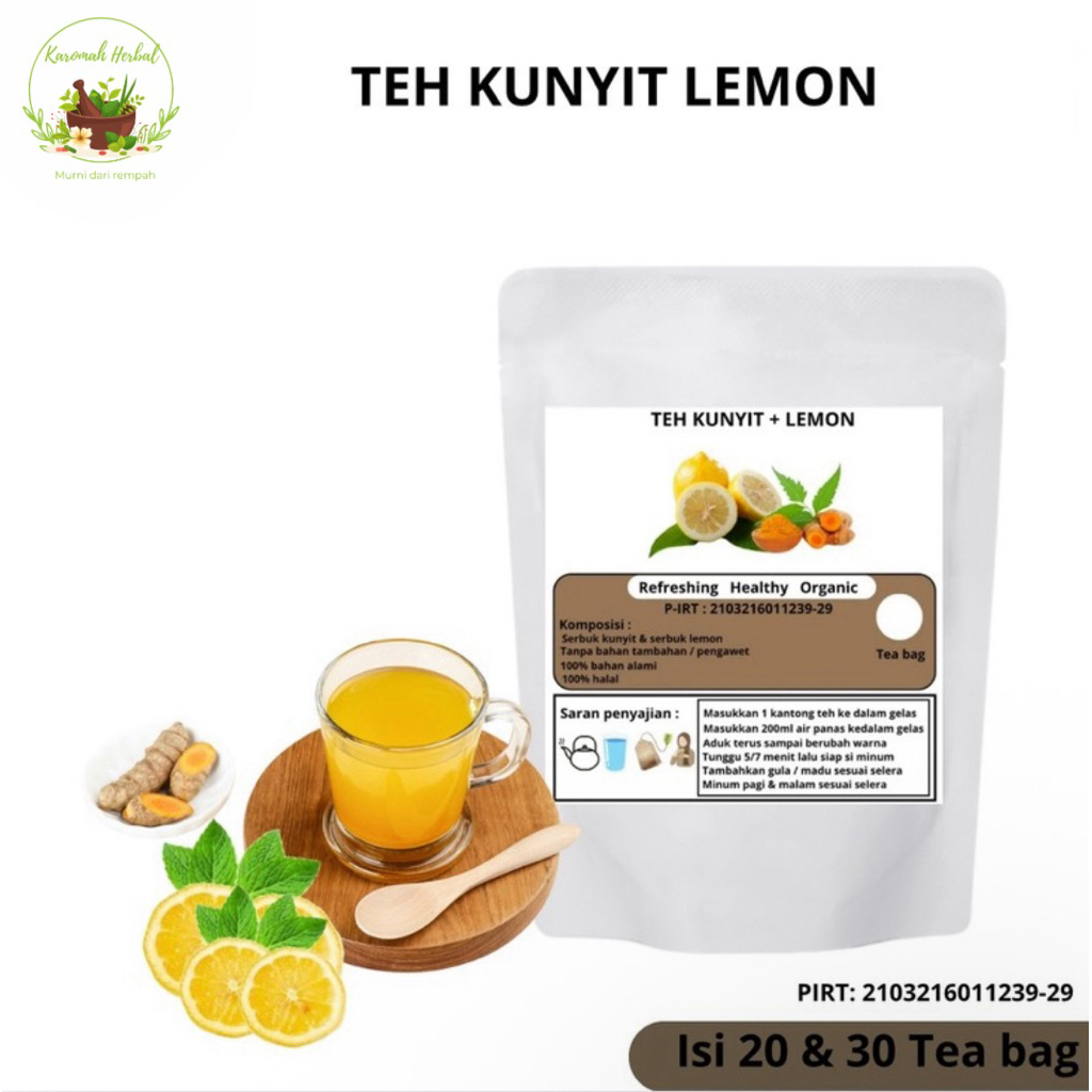 

TEH KUNYIT LEMON isi 20pcs
