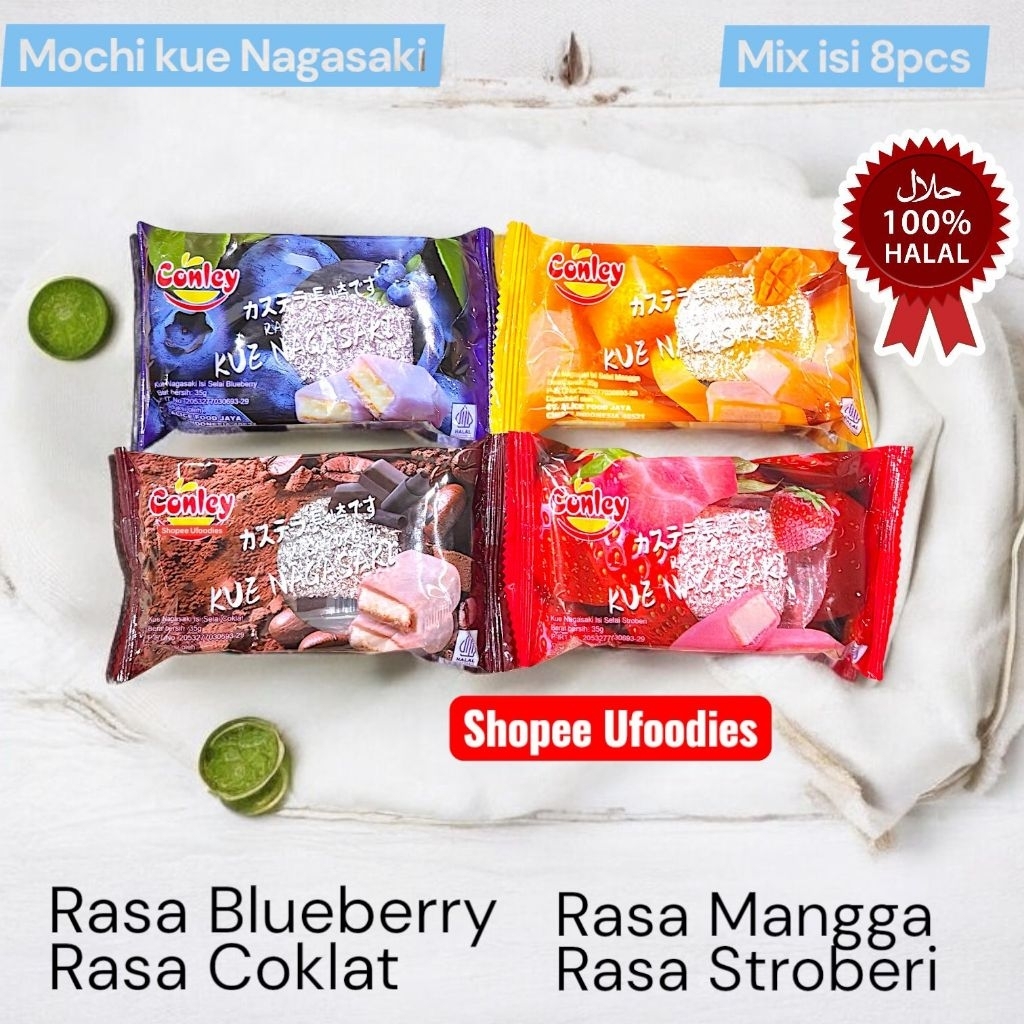 

COD ISI 8 KUE MOCHI NAGASAKI MIX VARIAN MOCHI VIRAL PAKETAN HEMAT