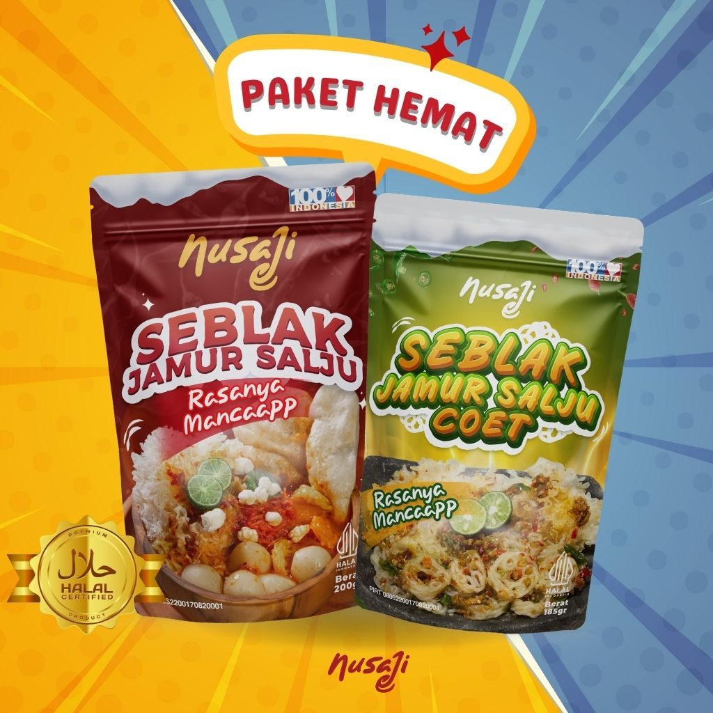 

Nusaji Seblak Instan Bundling Paket Hemat
