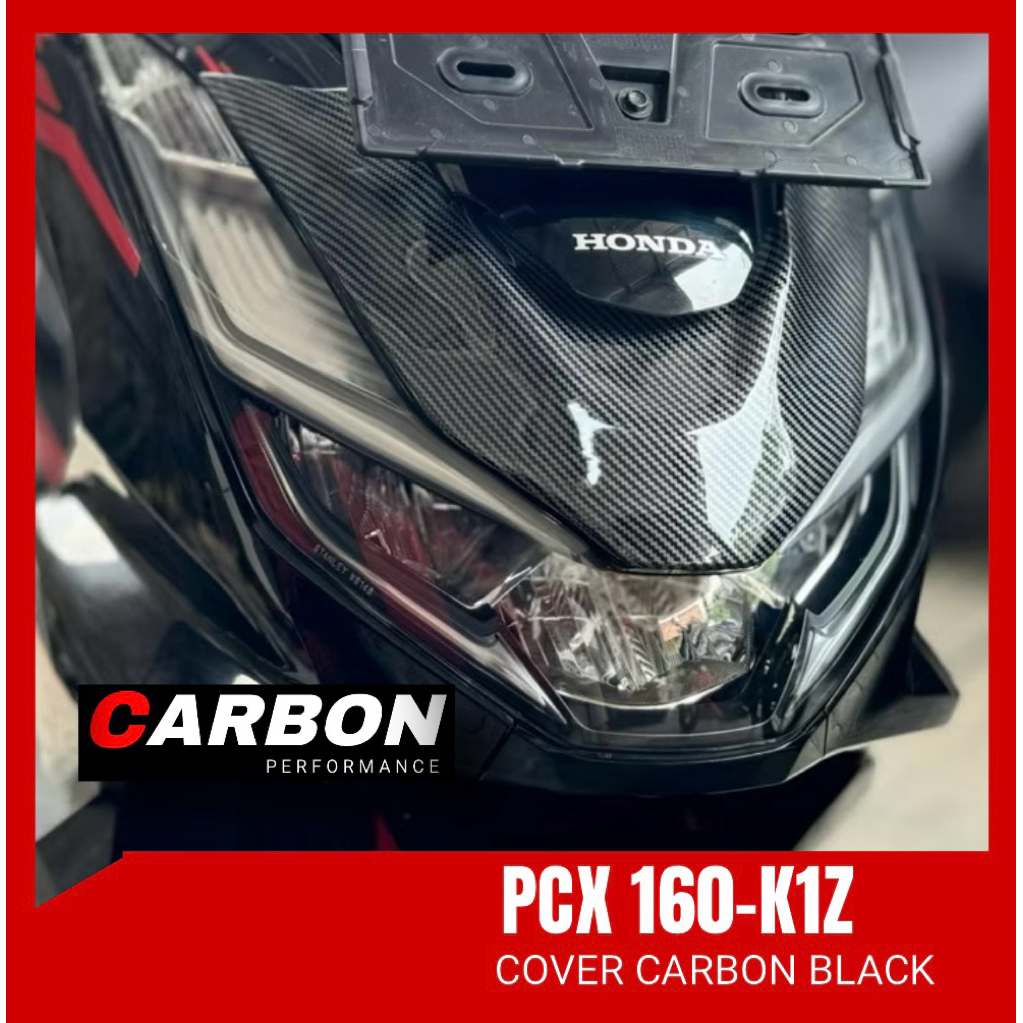 COVER DASI PCX 160 CARBON GLOSY ▪️Cover dasi pcx 160 carbon KIPS racing variasi pcx 160 aksesoris pc