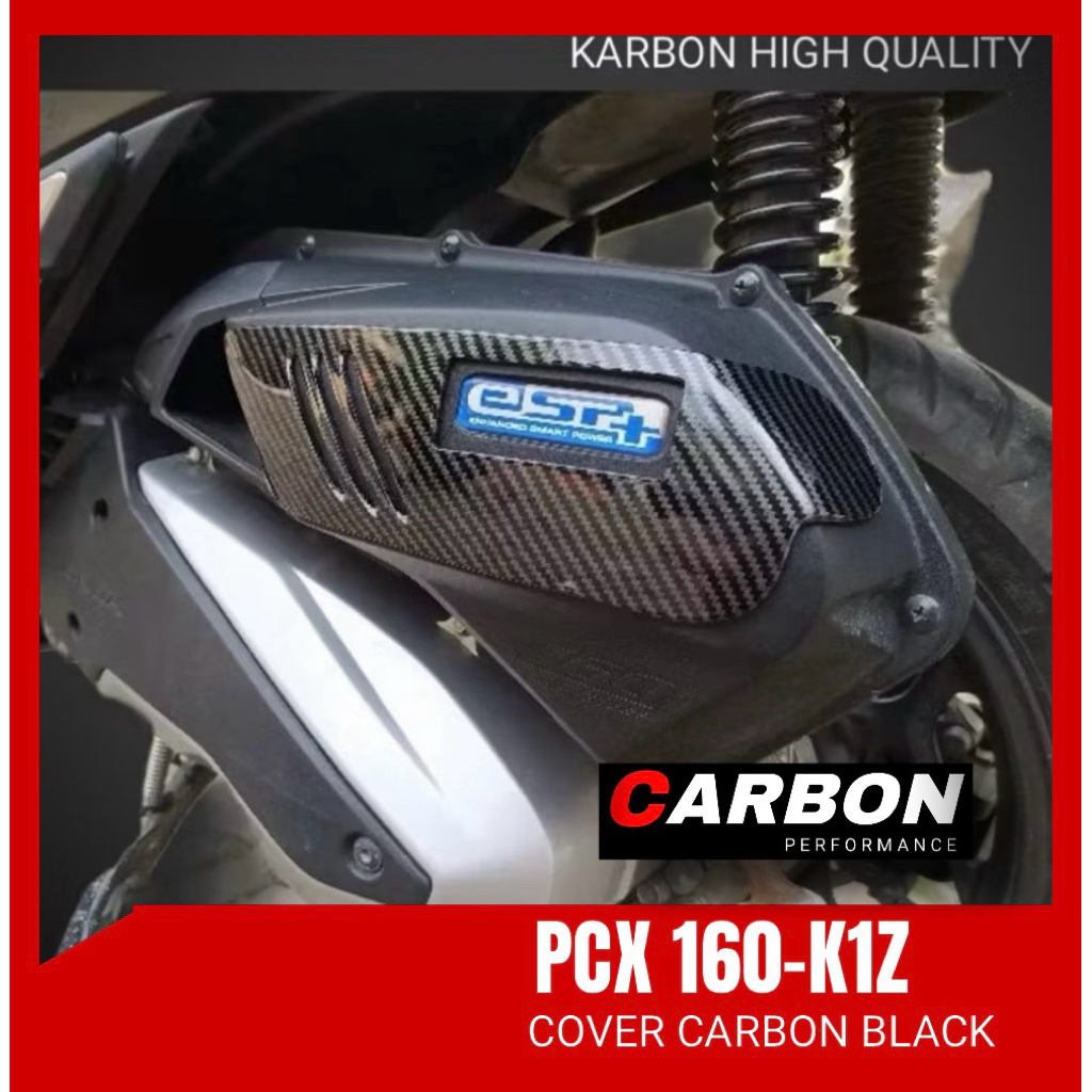 GARNISH CARBON TUTUP FILTER PCX 160 KIPS RACING ▪️Vario 160 adv 160 carbon / tutup filter PCX Vario 