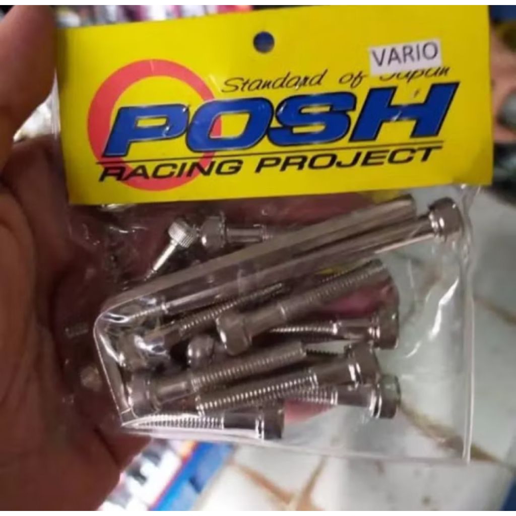 Baut Cvt Vario Baut L Blok Cvt Set Honda Vario 110 Chrome + Kunci L