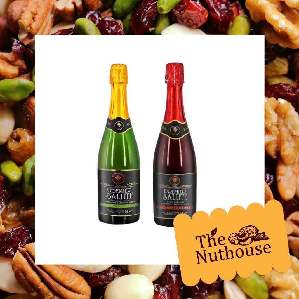 

Premier Salute Red / White Grape 750ml / Minuman Anggur Berkarbonasi Non-Alkohol - Merah / Putih