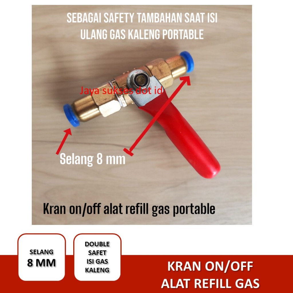 Stop Kran Selang 8mm Konektor Slip Lock 8mm Angin Kompresor