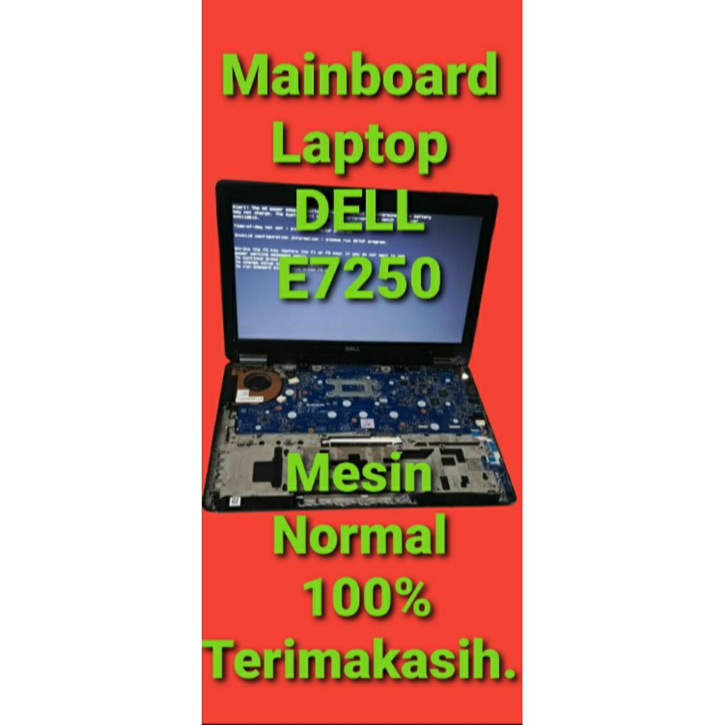 Motherboard Mainboard Laptop DELL E7250 Mainboard i5-Gen 5 Terimakasih