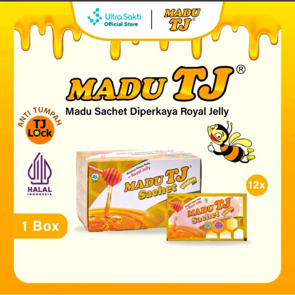 

MADU TJ SACHET BOX ISI 12