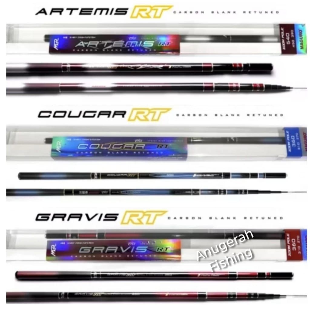 Joran Tegek Maguro ARTEMIS RT | COUGAR RT | GRAVIS RT | Carbon Keiryu Zoom | Tegek Zoom | Alat Panci