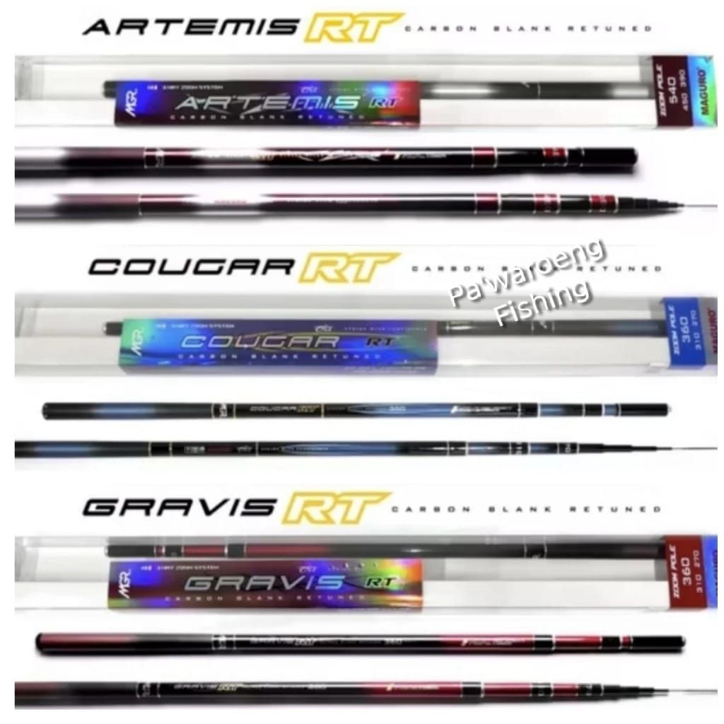 Joran TEGEK MAGURO ARTEMIS RT | GRAVIS RT | COUGAR RT | 360 - 450 - 540 - 630 | Carbon Keiryu | Tege