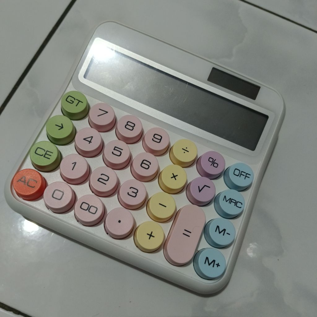 

Kalkulator Pastel / Kalkulator 12 digit / Kalkulator besar / Kalkulator Korea / Kalkulator Lucu / Kalkulator Cantik