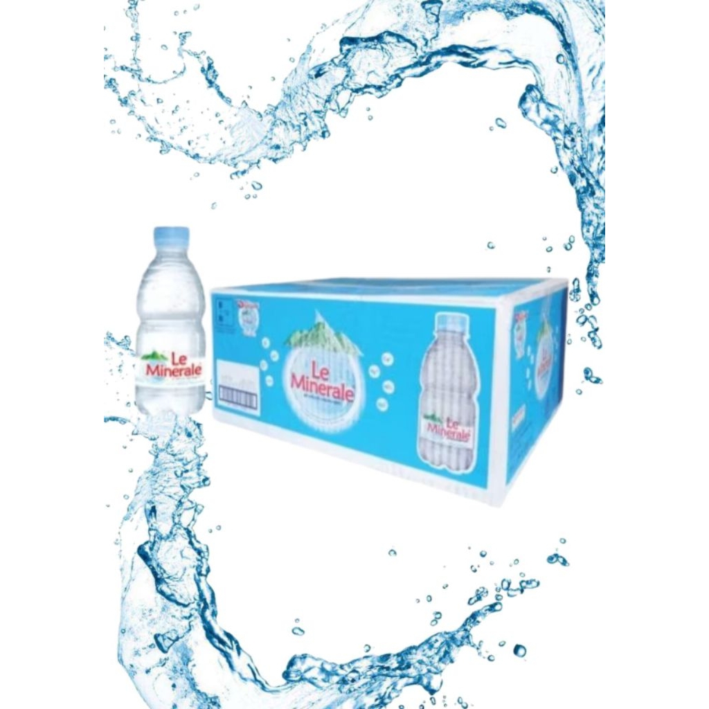 

Le Minerale Air Botol 330 ml ( 1 dos isi 24 botol )