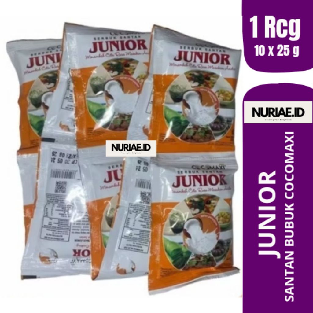 

PROMO TERMURAH Santan Bubuk Junior COCOMAXI 1 Renceng ISI 10PCS (39g)