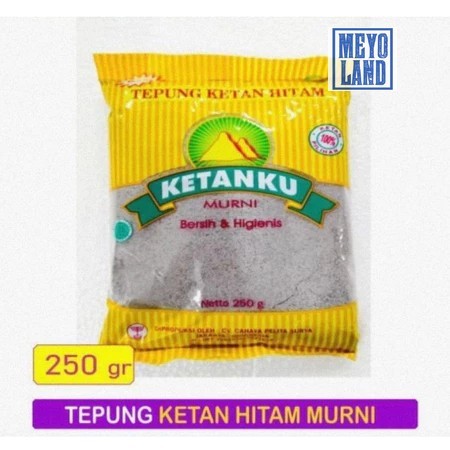 

Tepung Ketan HItam KETANKU 250gr Murni Berkualitas Bersih Lebih Hitam Brownies Bolu Kue